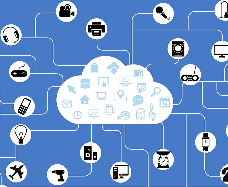 Social icons connected to a cloud||Wi-Fi signal|