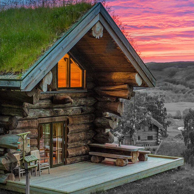 A lodge at Eagle Brae